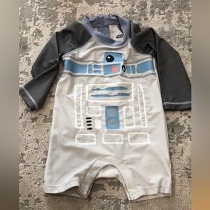 Gap Baby R2D2 one piece Rashguard 18-24 months